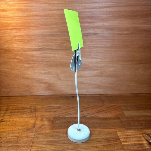 Retro Dress Photo Picture Memo Holder Cute Vintage Style 6.25” Tall - Picture 5 of 7